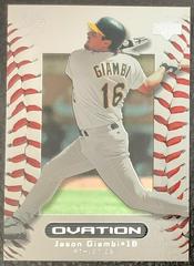 Jason Giambi Baseball Cards 2000 Upper Deck Ovation Prices