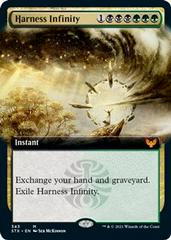 Harness Infinity [Extended Art Foil] Magic Strixhaven School of Mages Prices