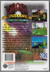 Rear Cover Art | Valora Valley Golf Sega Saturn