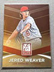 Jered Weaver #13 Baseball Cards 2015 Donruss Elite Prices
