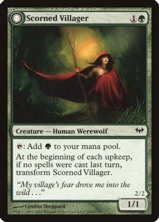 Scorned Villager [Foil] Magic Dark Ascension