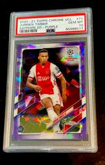 Jurrien Timber [Purple] #71 Soccer Cards 2020 Topps Chrome UEFA Champions League Sapphire Prices