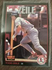 Todd Zeile #24 Baseball Cards 1993 Panini Donruss Triple Play Prices