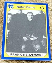 Frank Rydzewski Football Cards 1990 Notre Dame Collegiate Collection Prices