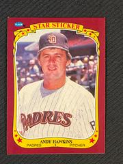 Andy Hawkins #51 Baseball Cards 1986 Fleer Star Stickers Prices