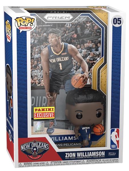 Zion Willamson [Gold] #5 Funko POP Trading Cards