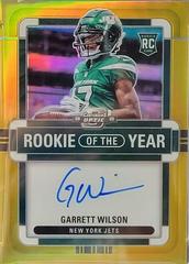 Garrett Wilson [Rookie of the Year Autograph Gold] #ROY-GW Football Cards 2022 Panini Contenders Optic Rookie of the Year Prices