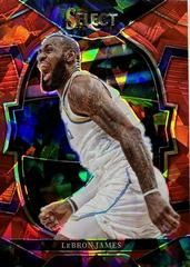 LeBron James [Red Ice] #26 Basketball Cards 2022 Panini Select Prices