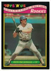 Pete Incaviglia #12 Baseball Cards 1987 Topps Toys R US Rookies Prices