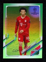 Leroy Sane [Neon Green] Soccer Cards 2020 Topps Chrome UEFA Champions League Prices