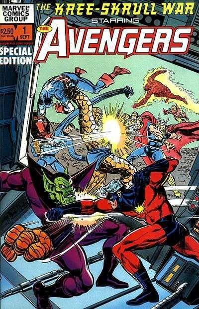 Kree-Skrull War Starring the Avengers #1 (1983) Prices | Kree-Skrull ...