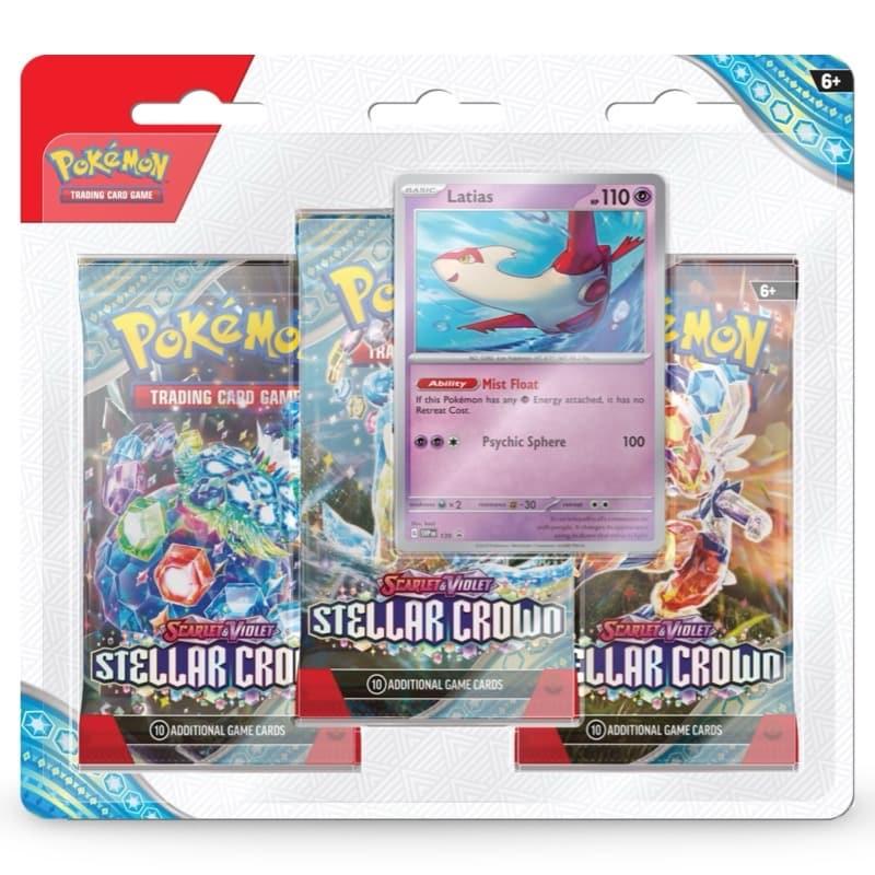 Latias 3 Pack Blister Pokemon Stellar Crown