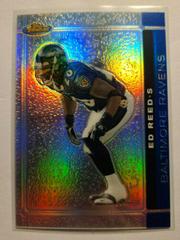 Ed Reed [Blue Refractor] Football Cards 2007 Topps Finest Prices