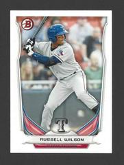 Russell Wilson Baseball Cards 2014 Bowman Prospects Prices
