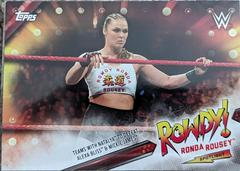 Ronda Rousey #23 Wrestling Cards 2019 Topps WWE RAW Rowdy Ronda Rousey Spotlight Prices