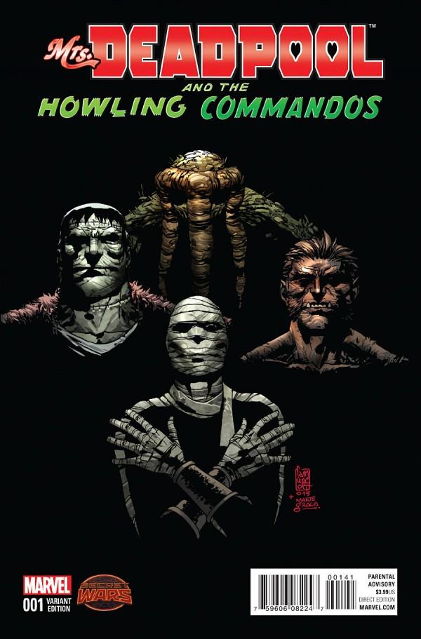 Mrs. Deadpool and the Howling Commandos [Camuncoli] #1 (2015) Comic Books Mrs. Deadpool and the Howling Commandos