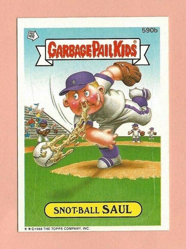 Snot-Ball SAUL #590b 1988 Garbage Pail Kids