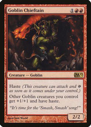 Goblin Chieftain [Foil] Magic M12