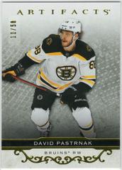 David Pastrnak [Yellow] Hockey Cards 2021 Upper Deck Artifacts Prices