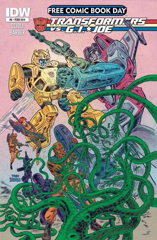 Transformers vs. G.I. Joe #0 (2014) Comic Books Transformers vs. G.I. Joe