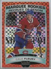 Cale Fleury [Orange Checkers] Hockey Cards 2019 O Pee Chee Platinum Prices