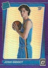 Josh Giddey [Purple] #152 Basketball Cards 2021 Panini Donruss Optic Prices