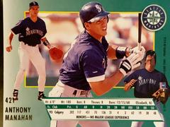 Rear | Anthony Manahan Baseball Cards 1994 Ultra