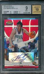 Andrew Bogut [Red Refractor Autograph] Basketball Cards 2005 Finest Prices