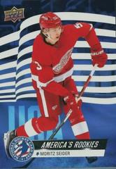 Moritz Seider #USA-5 Hockey Cards 2022 Upper Deck National Hockey Card Day USA Prices