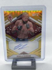 Donald Cerrone [Gold] #PX-DCR Ufc Cards 2022 Panini Chronicles UFC Phoenix Autographs Prices