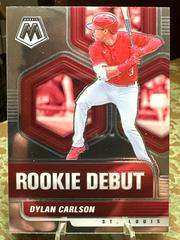 Dylan Carlson #RD4 Baseball Cards 2021 Panini Mosaic Rookie Debut Prices