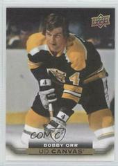 Bobby Orr Hockey Cards 2015 Upper Deck Canvas Prices