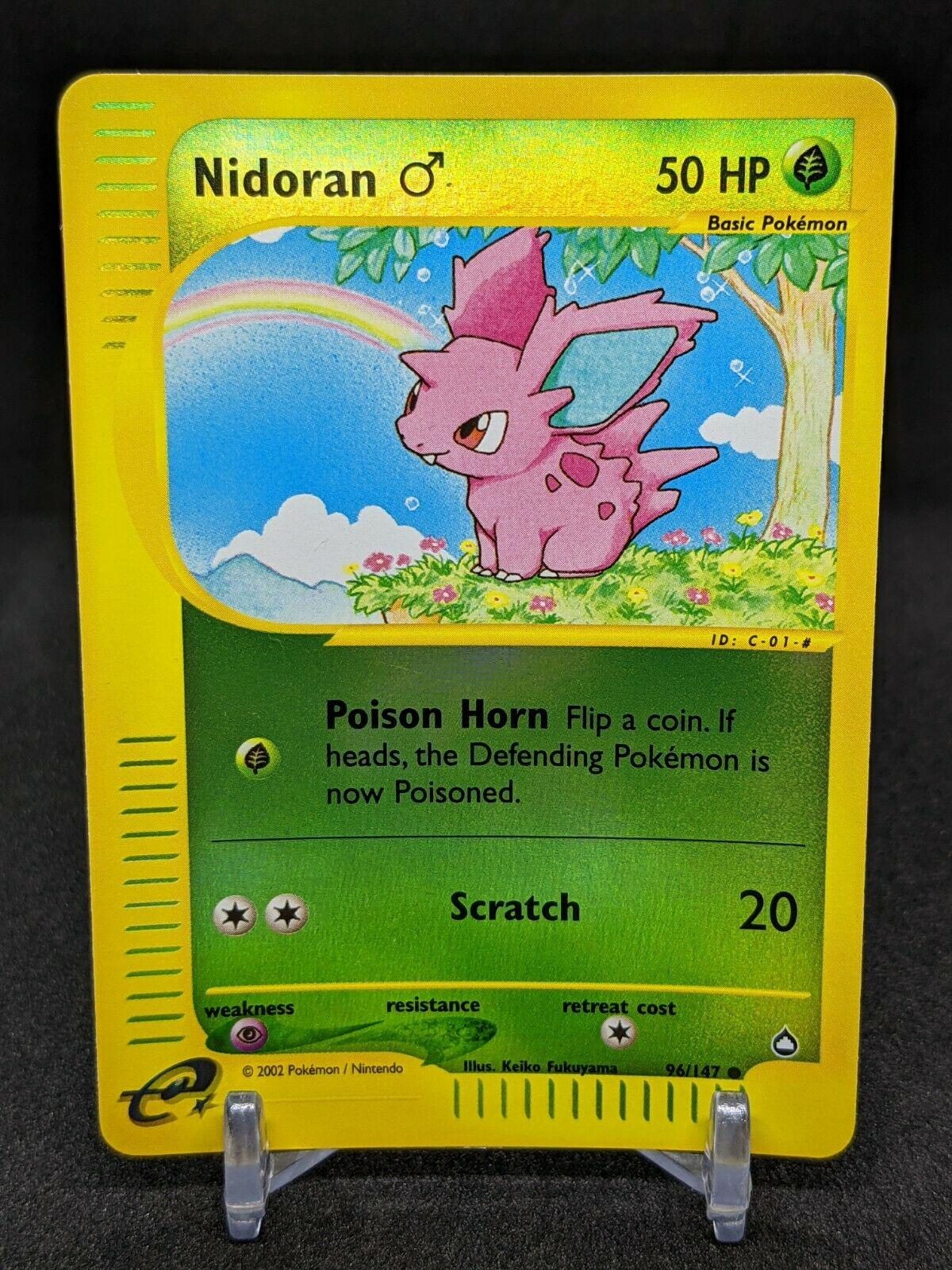 Nidoran [Reverse Holo] 96 Prices Pokemon Aquapolis Pokemon Cards