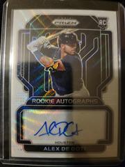 Alex De Goti [White Wave Prizm] #RA-AD Baseball Cards 2022 Panini Prizm Rookie Autographs Prices