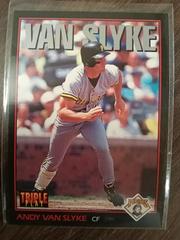 Andy Van Slyke #8 Baseball Cards 1993 Panini Donruss Triple Play Prices