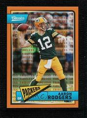 Aaron Rodgers [Timeless Tributes Orange] #36 Football Cards 2018 Panini Classics Prices