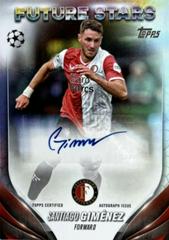 Santiago Gimenez #FS-SG Soccer Cards 2023 Topps UEFA Club Future Stars Autograph Prices