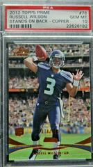 Russell Wilson [Copper] Football Cards 2012 Topps Prime Prices