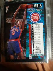 Correct Number | Terry Mills Basketball Cards 1994 Fleer