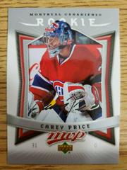 Carey Price #352 Hockey Cards 2007 Upper Deck MVP Prices