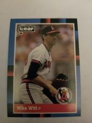 Mike witt #49 Baseball Cards 1988 Leaf Prices