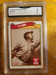 Ty Cobb #2 Baseball Cards 1989 Swell Greats Prices