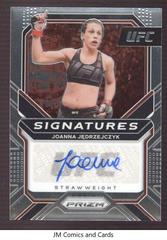 Joanna Jedrzejczyk Ufc Cards 2021 Panini Prizm UFC Signatures Prices