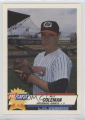Billy Coleman Baseball Cards 1993 Fleer ProCards Prices
