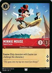 Minnie Mouse - Stylish Surfer [Foil] #113 Lorcana Rise of the Floodborn Prices