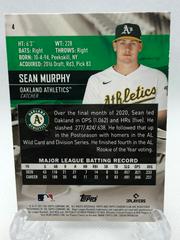 Back Of Card | Sean Murphy Baseball Cards 2021 Stadium Club