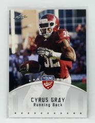 Cyrus Gray #24 Football Cards 2012 Leaf Young Stars Prices