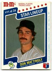 Don Mattingly [Perforated] Baseball Cards 1987 M & M's Prices