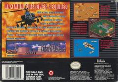 Desert Strike: Return To The Gulf - Back | Desert Strike Return to the Gulf Super Nintendo