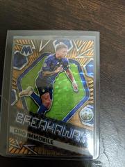Ciro Immobile [Orange Fluorescent] Soccer Cards 2021 Panini Mosaic Road to FIFA World Cup Breakaway Prices